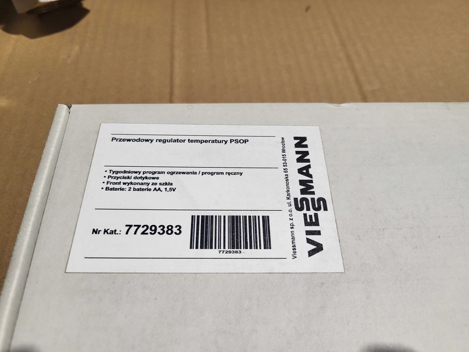 Przewodowy regulator temperatury - Viessmann
