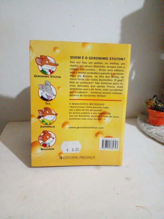 5 Livros da coleção Geronimo STILTON (Só 10 EUR)