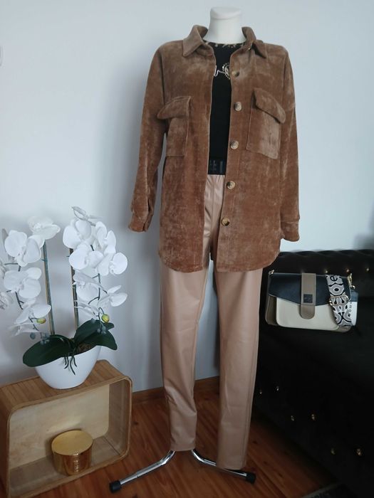 Nowa koszula kurtka S M L narzutka piękny hitowy mega model oversize
