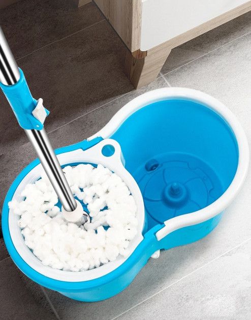 Универсальная швабра-лентяйка с отжимом-центрифугой и ведром Easy Mop
