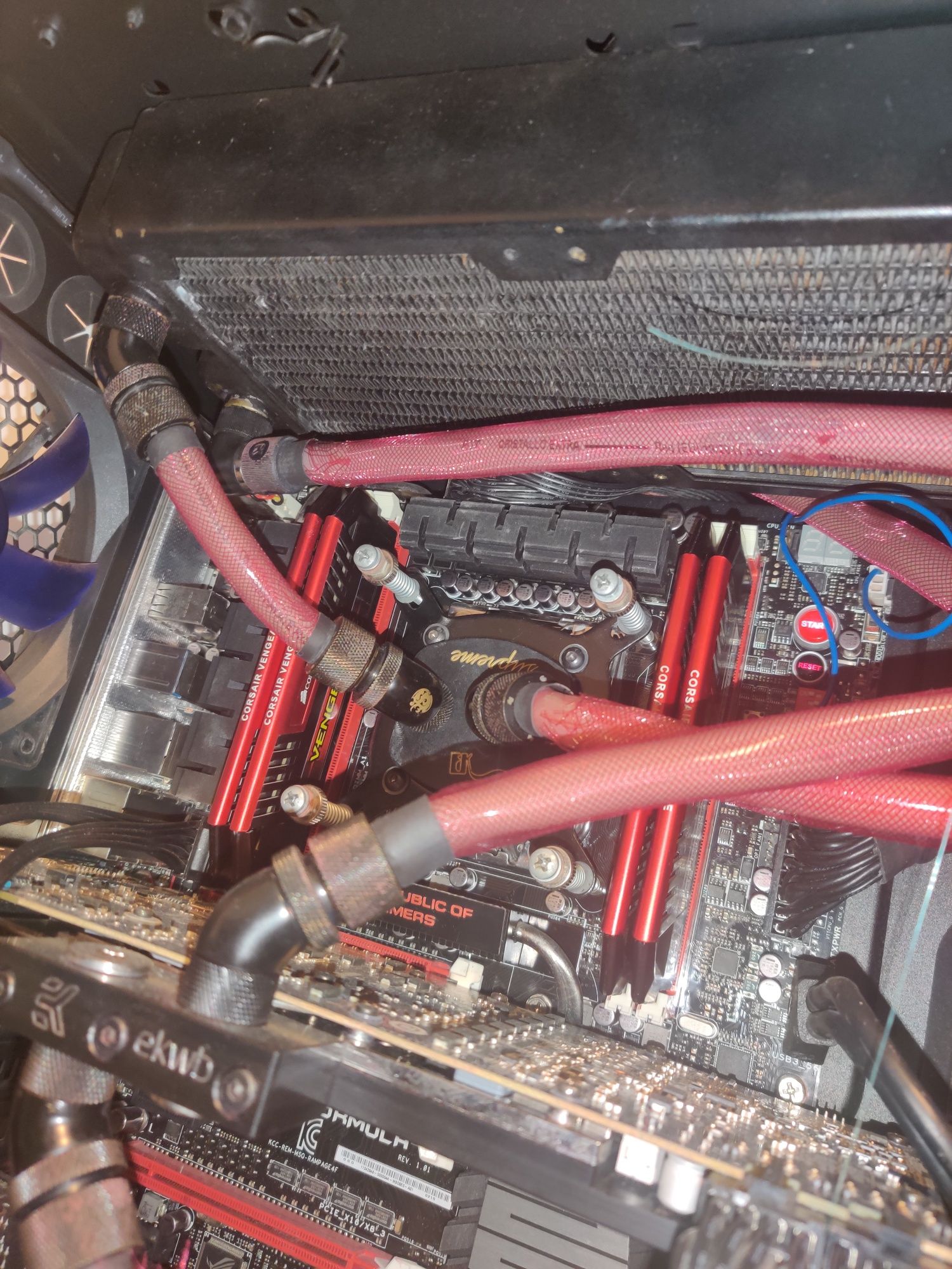 PC high end com water cooling custom