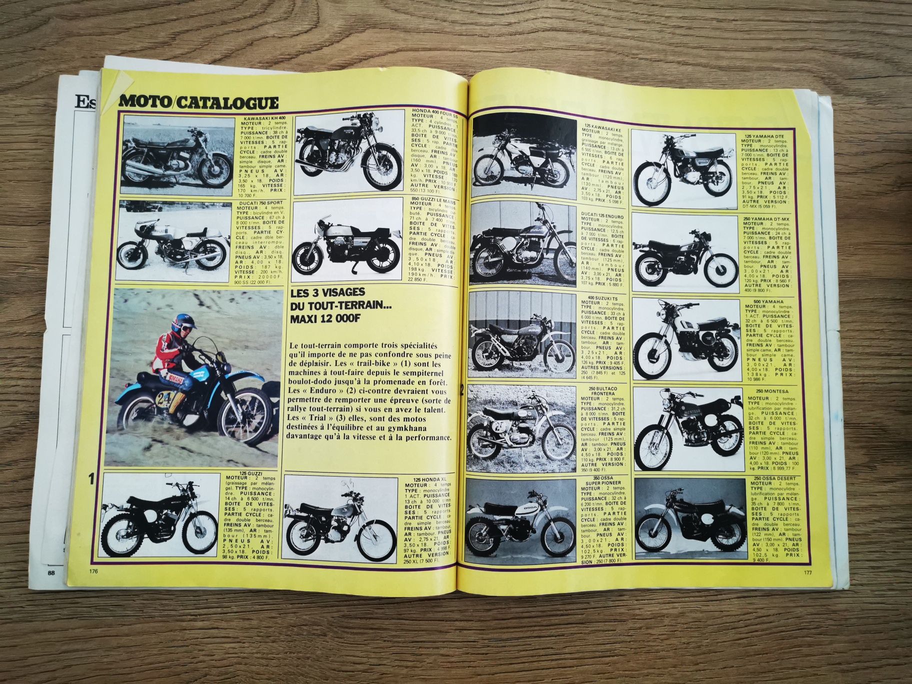 Obszerne czasopismo motoryzacyjne z 1977 r. - j. francuski