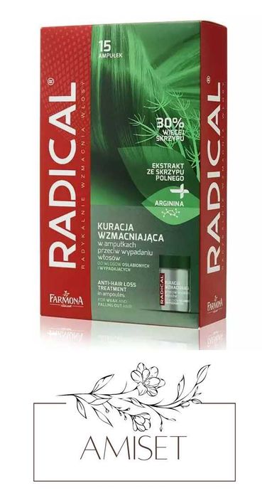 Farmona Radical kuracja wzmacniająca przeciw wypadaniu włosów 15x5ml