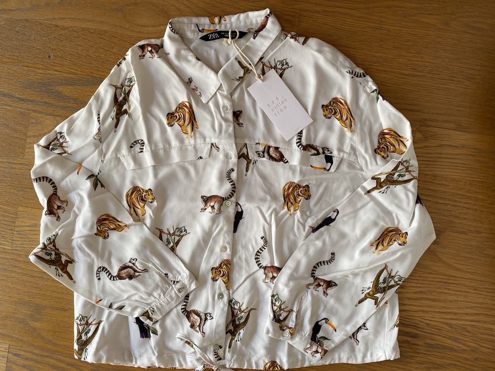 Camisa com animais Zara