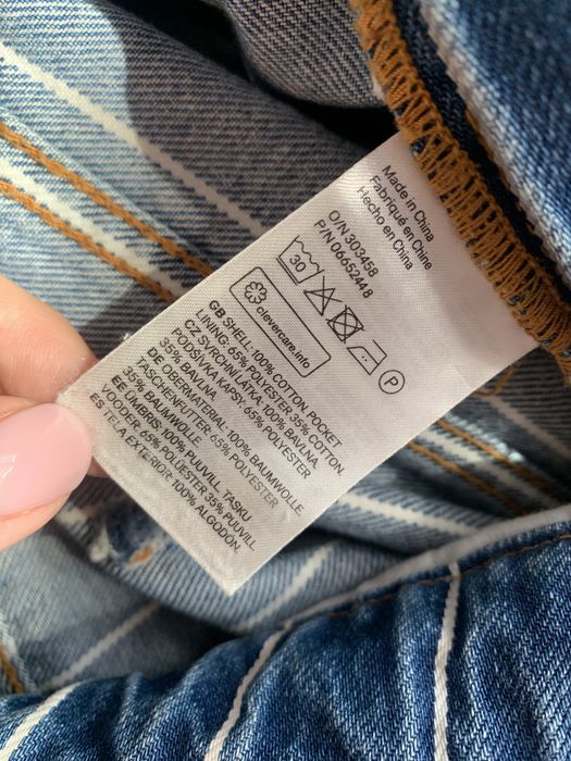 Spódnica ogrodniczki H&M 36 sukienka jeansowa