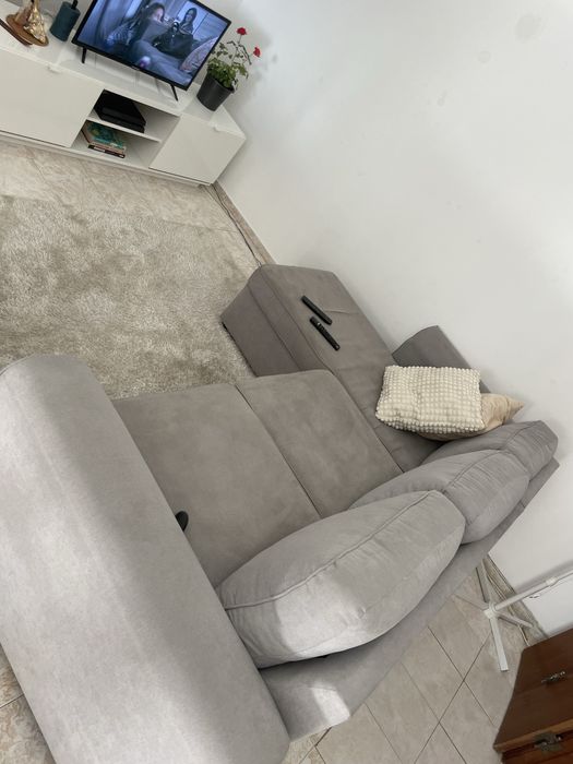 Sofá cama 3 lugares conforama