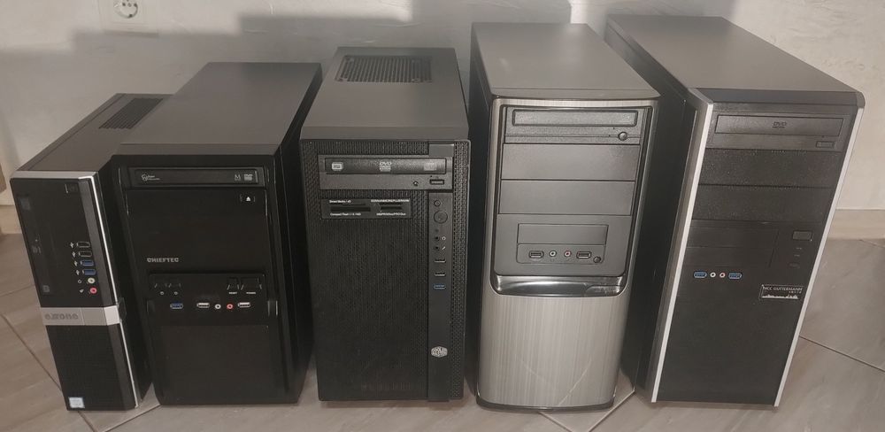 Корпуси для ПК PC під ATX, mATX (Європа), SFF. Розпродаж!