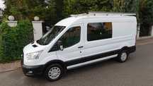 Ford Transit L3H2  Brygadówka 7os FV23% 65 000 NETTO Salon PL Serwisowany Bezwypadkowy