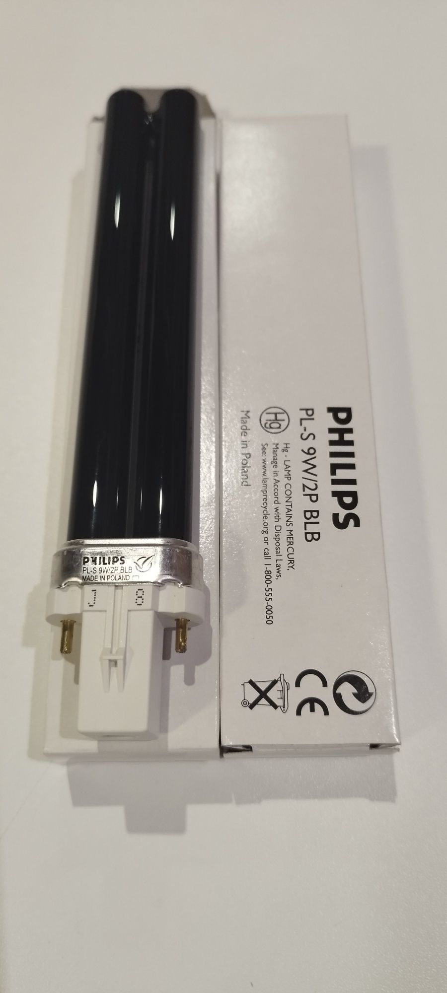Лампа ультрафіолетова Philips PL-S 9W BLB/2P G23