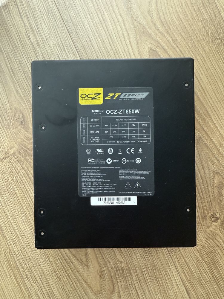 Zasilacz OCZ ZT Series 650W