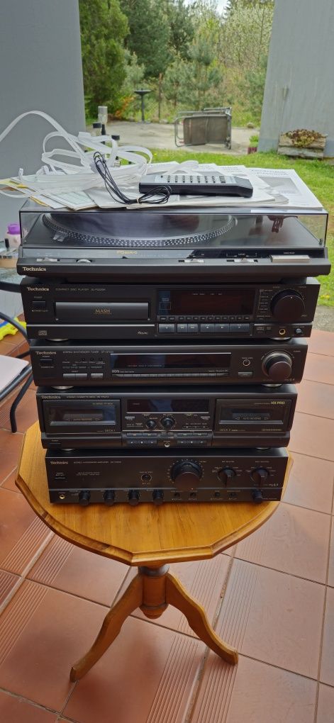Zestaw Technics SL-PG520A,ST-GT550,RS-TR474,SU-VX600,SL-BD3D ,Pilot