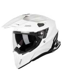 Kask motocyklowy AIROH COMMANDER WHITE - Motorbiker Promocja