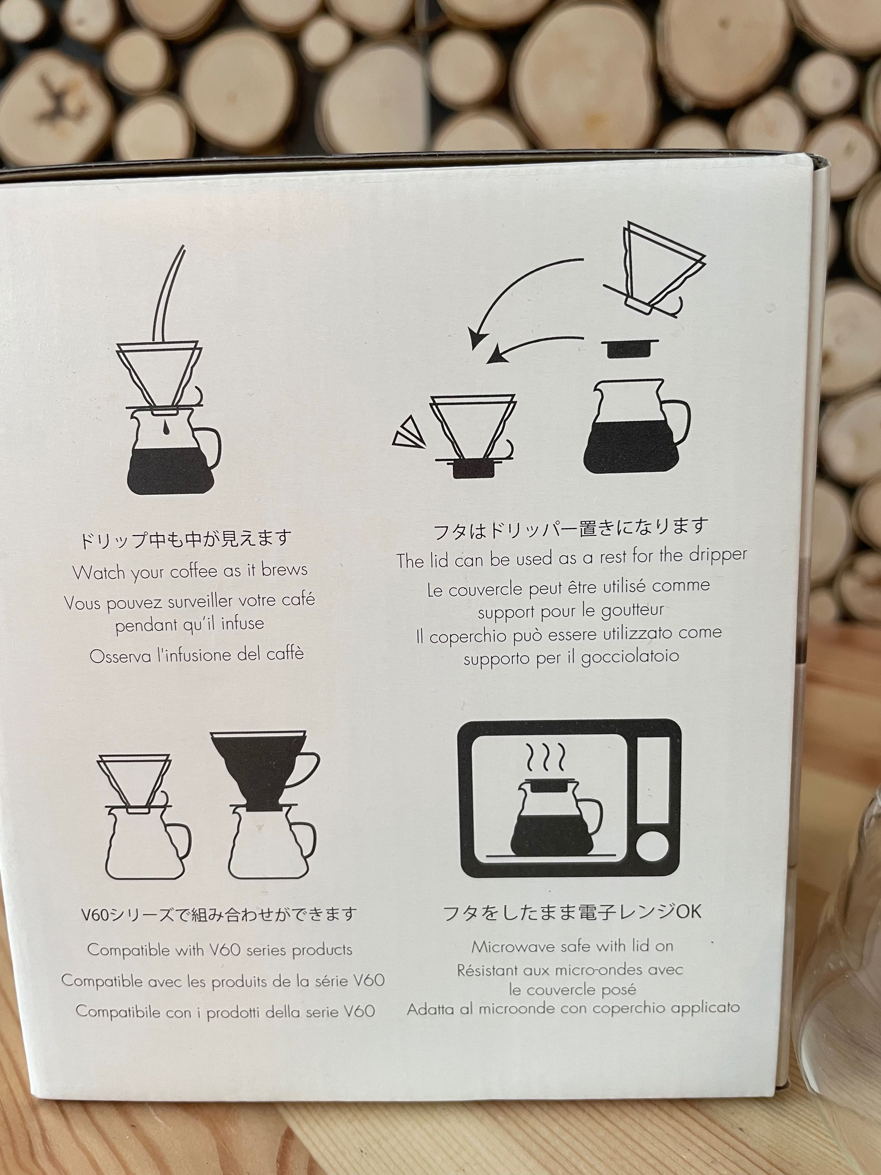 Hario Range Server V60-02 Kawa przelewowa filtr speciality Coffee