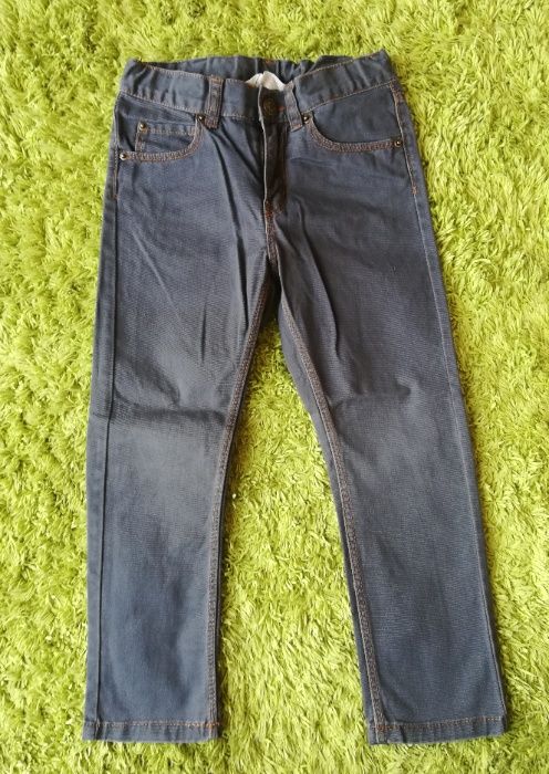 2 x spodnie jeansy H&M i Denim&Co roz. 110 - JAK NOWE!