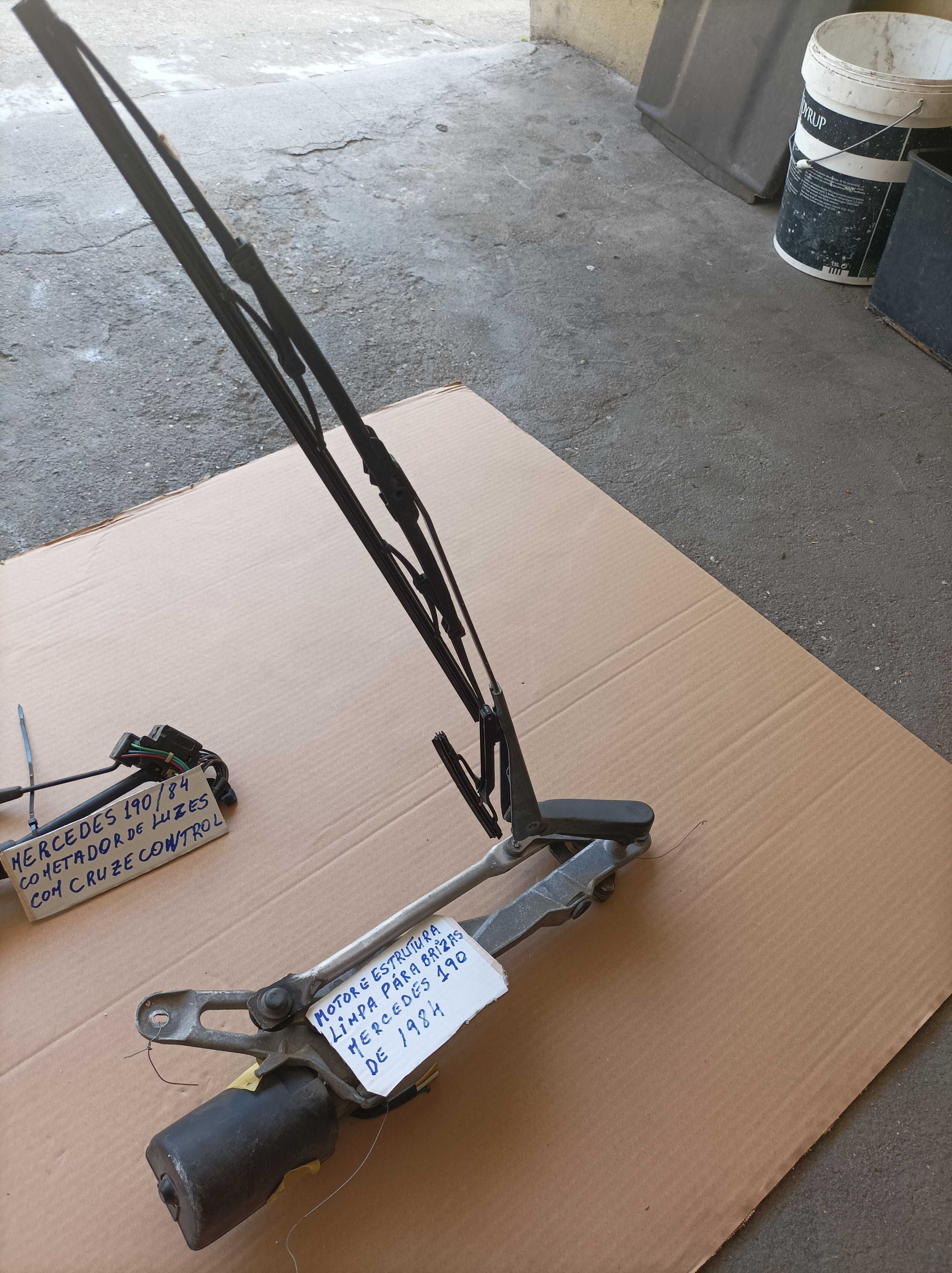 Motor limpa para-brisas Mercedes 190 e comutador cruise control