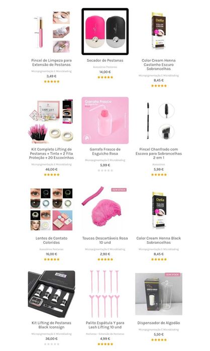 Material Lash Lifting de Pestanas Vários Preços Micropigmentação