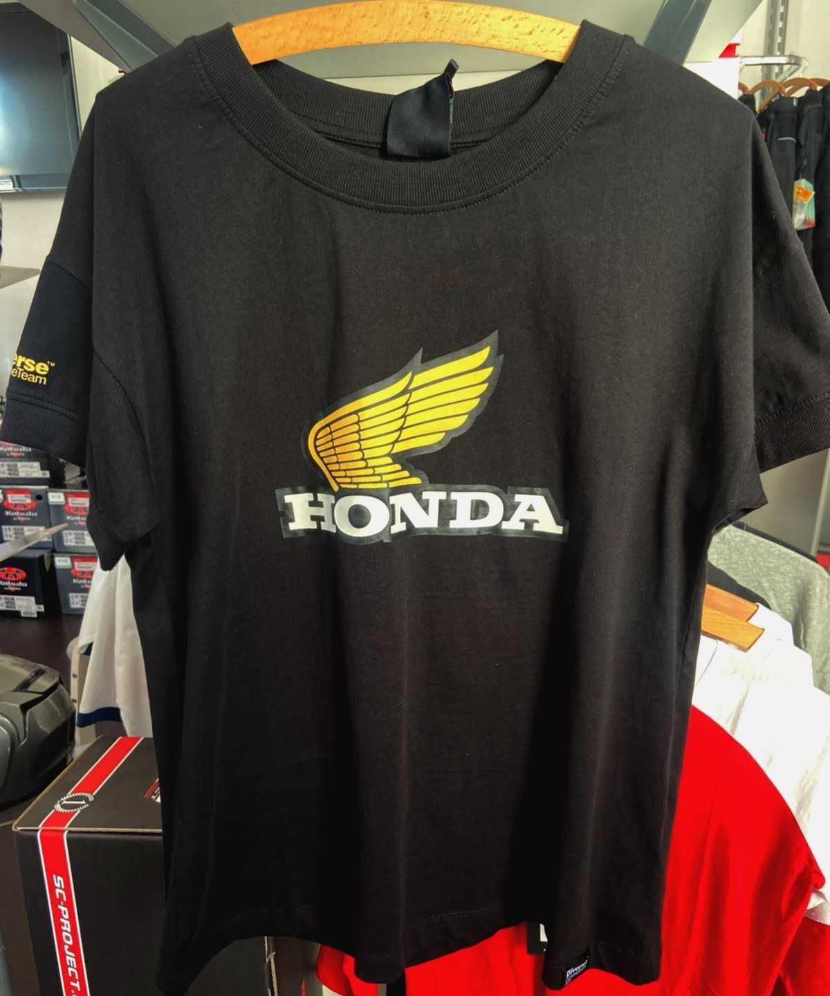 T-shirt Koszulka Damska Honda czarna skrzydło rozmiar S prezent