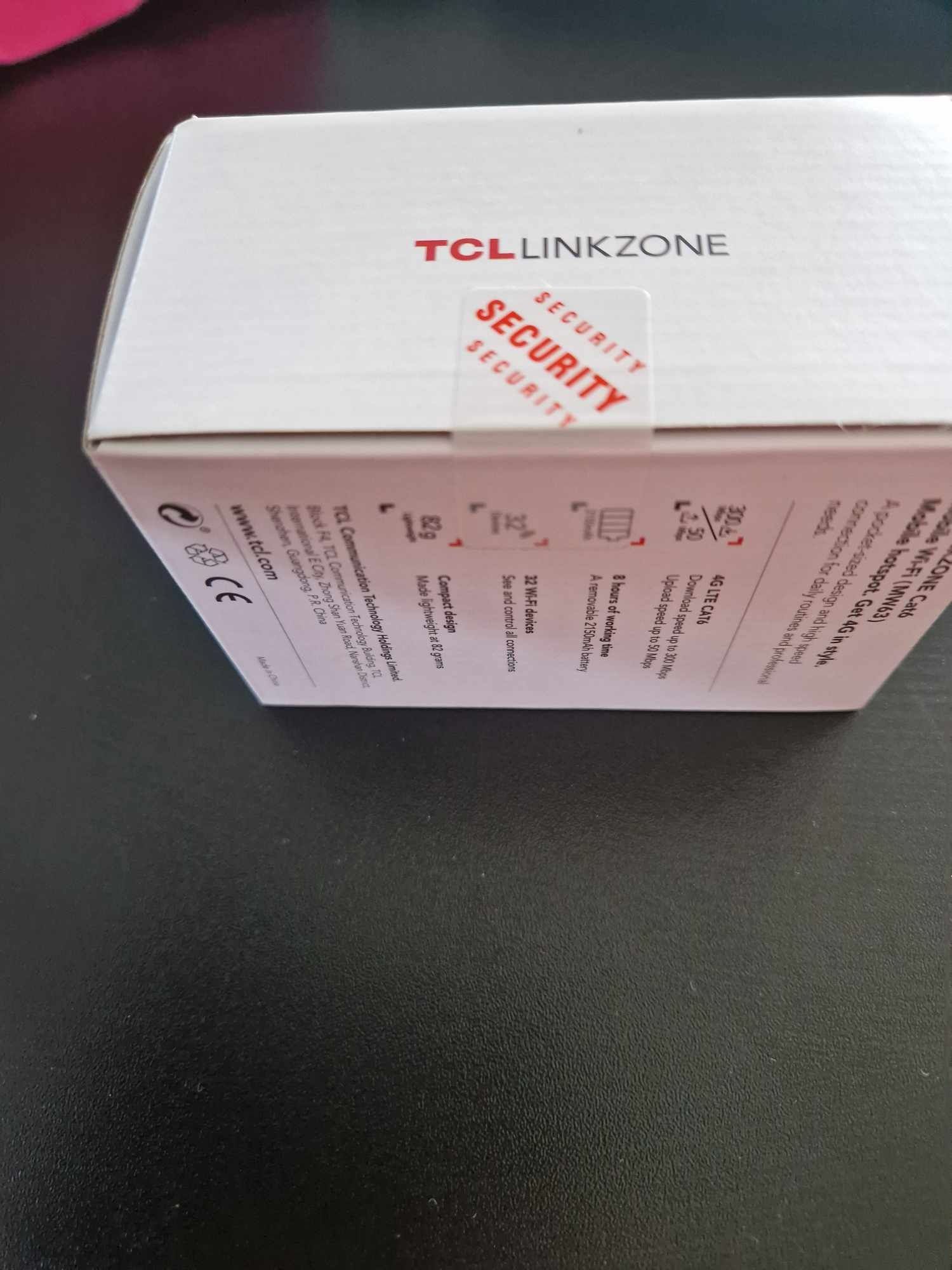 Router bezprzewodowy 4G TCL Link Zone LTE Cat6