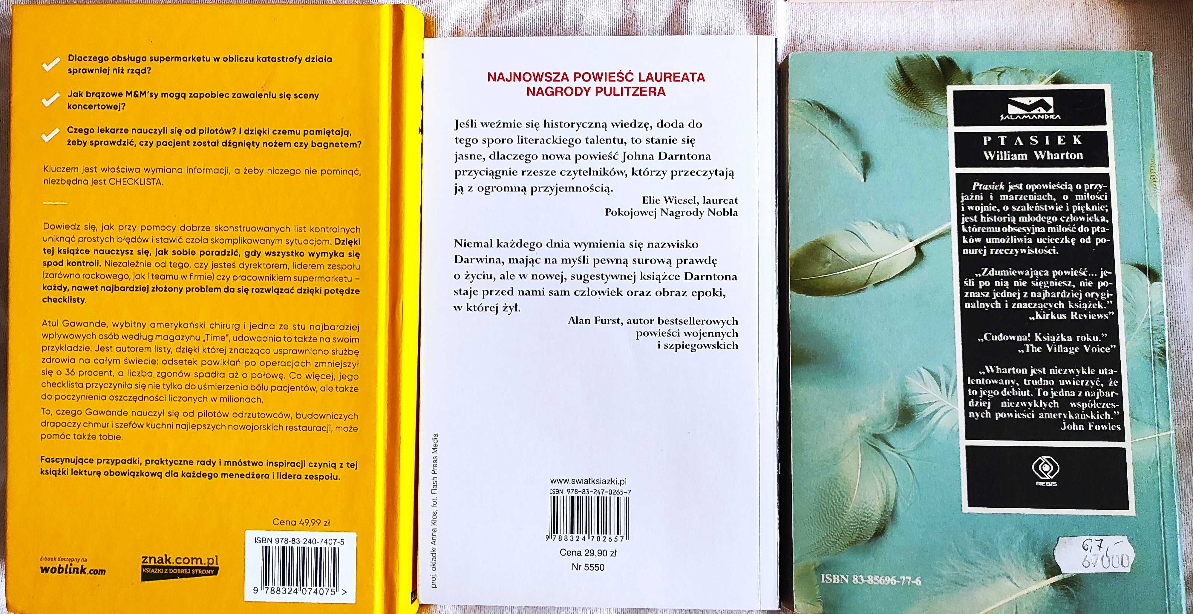 "ABW "Piłsudski "Po prostu zabijałem "Checklista "Darwin "Ptasiek"