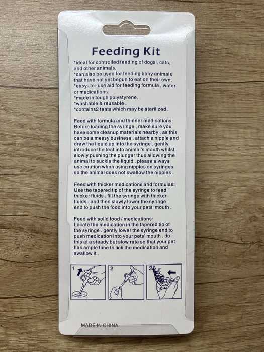 Dozownik, strzykawka do podawania leków