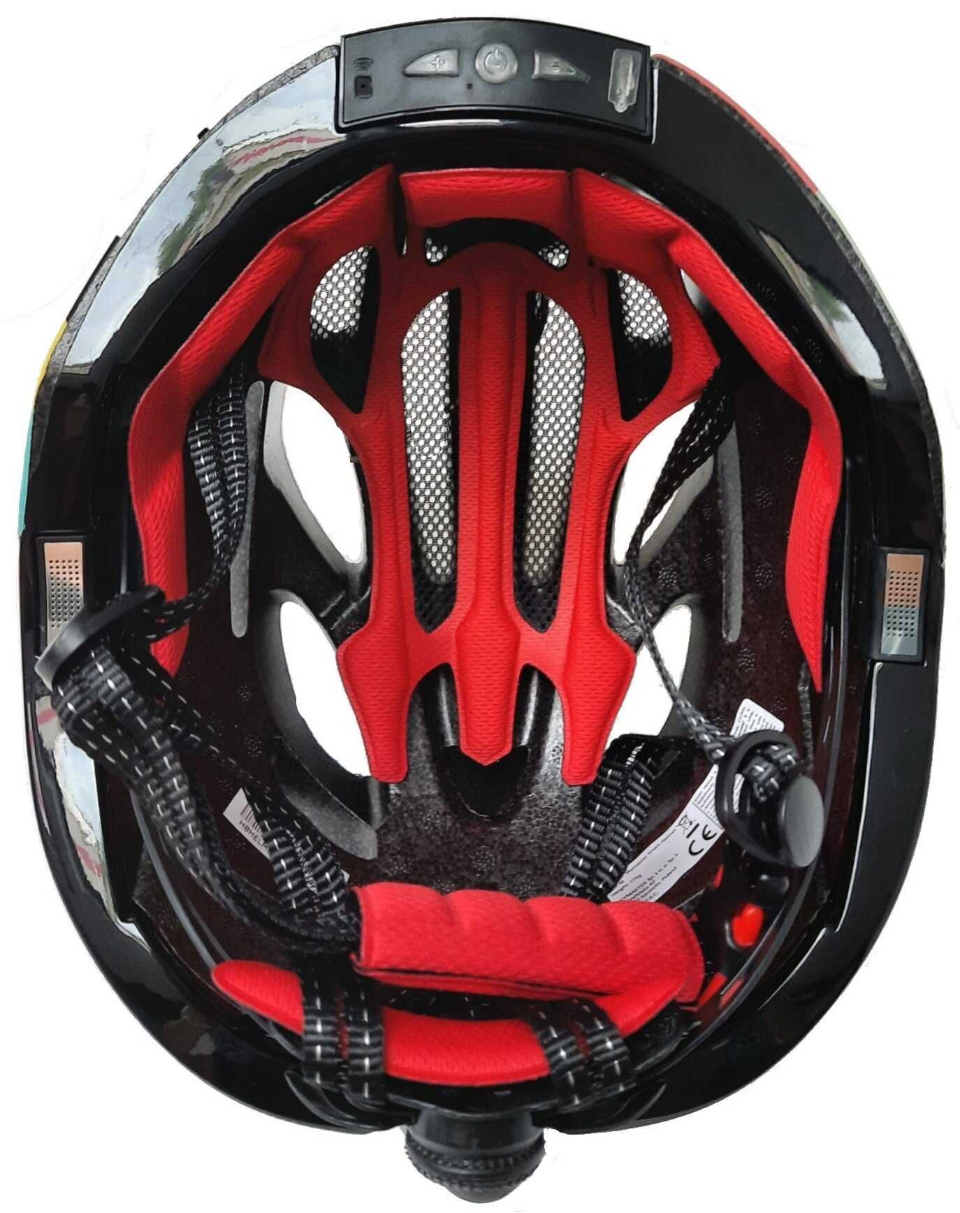 Kask rowerowy SKYMASTER Smart Helmet Brązowy MTB (rozmiar L)