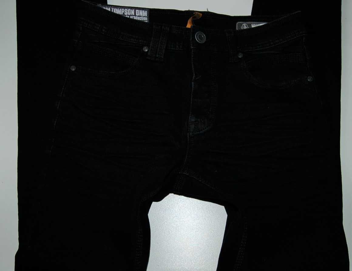 TOM TOMPSON STAN W29 L32 pas 76 jeansy slim tapered z elastanem 10C57