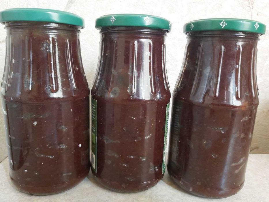 Джем из сливы и яблок 2025г, варенья: алычевое, абрикосовое, из вишни