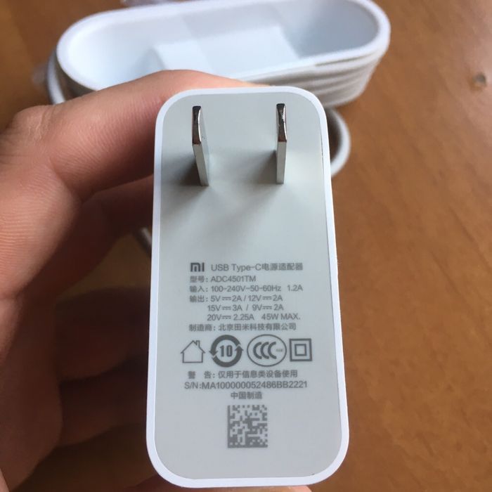 Зарядка, Зарядное Устройство для Ноутбука Xiaomi Mi Notebook Air, Pro