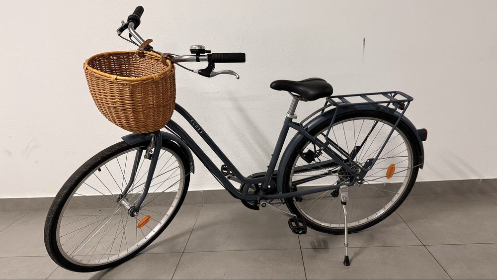 Bicicleta de cidade DECATHLON Elops 120 Quadro Baixo Azul