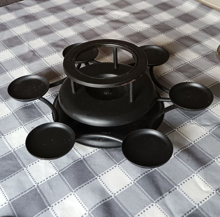 Fondue com base para molhos (6) rotativa