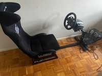Cadeira WRC com volante e pedais ps4