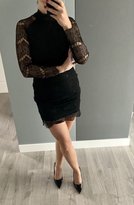 Sylwester !New Yorker sukienka impreza wesele, odsloniete plecy, S