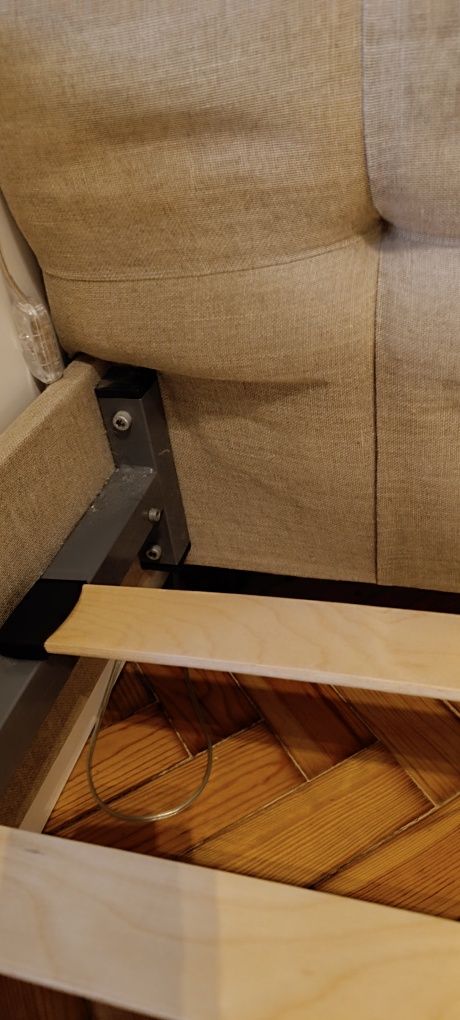 Estrutura de cama em linho bebe da área para colchao 1.60*200