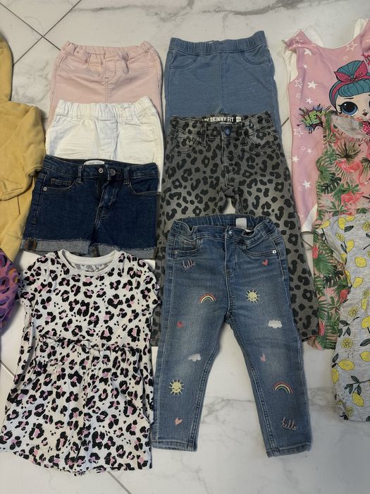 Великий набір речей пакет речей на дівчинку 92-98р