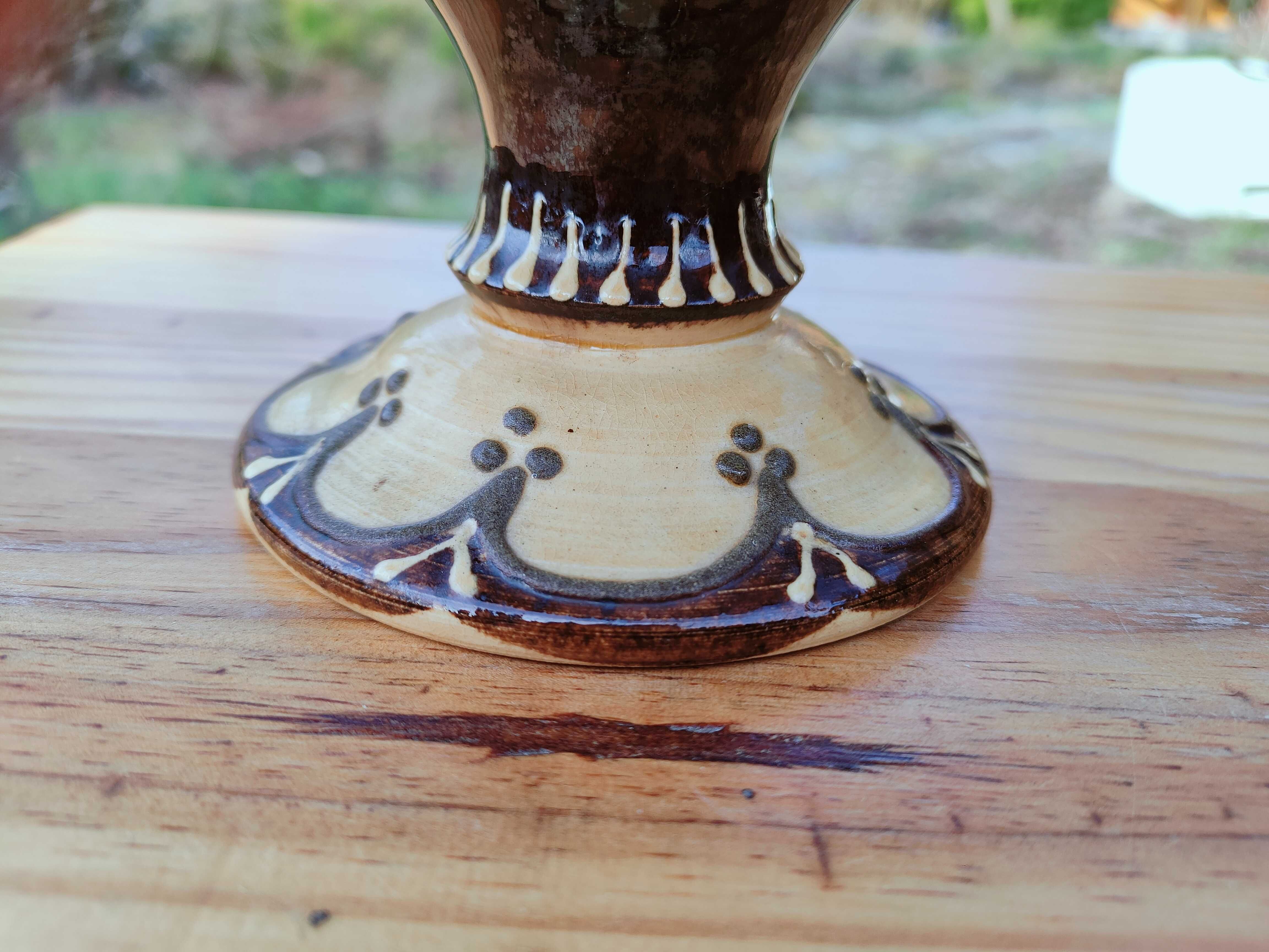 Ceramiczna patera z oryginalnym wzorem