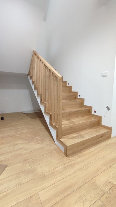 Schody dębowe, Schody drewniane