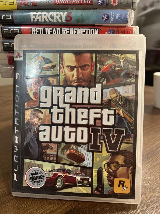 GTA4 + mapa. Gra ps3