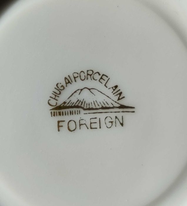 6 chávenas de café em porcelana japonesa Chugai Foreign