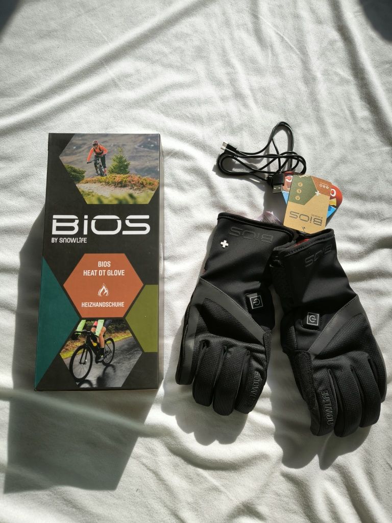BIOS by snowlife szwajcarskie rękawice podgrzewane na narty / rower