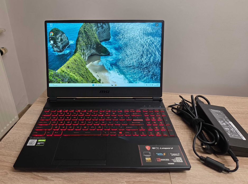 Laptop do Gier MSI GL65 Intel i7 10750h 24GB Ram GTX SSD 1TB Win11