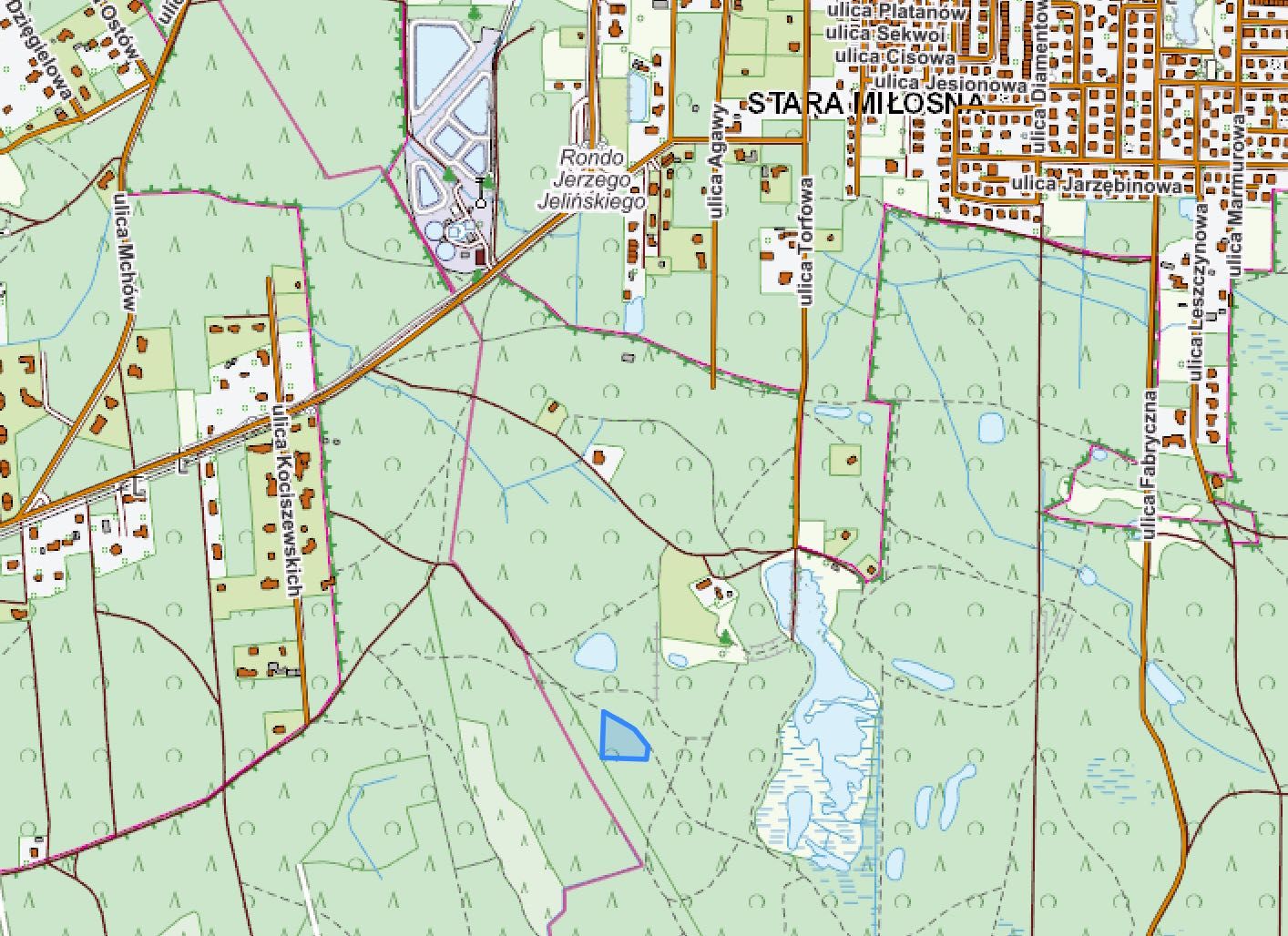 Działka leśna 3120 mkw. Warszawa Wesoła, inwestycyjna