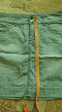 Jeansowa spódnica bawełniana Vero moda