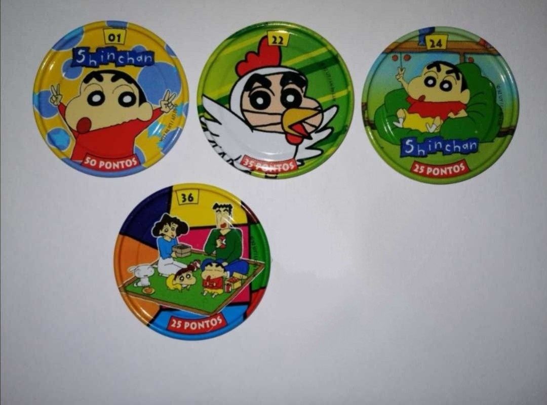 Tazos Metálicos Shinchan