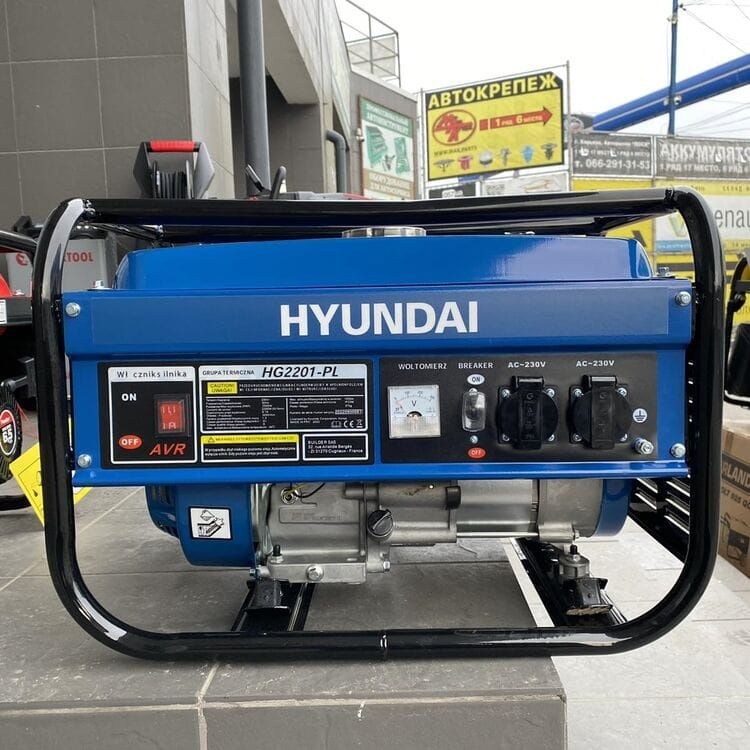 Бензиновый генератор Hyundai HG2201-PL (2,2 кВт)
