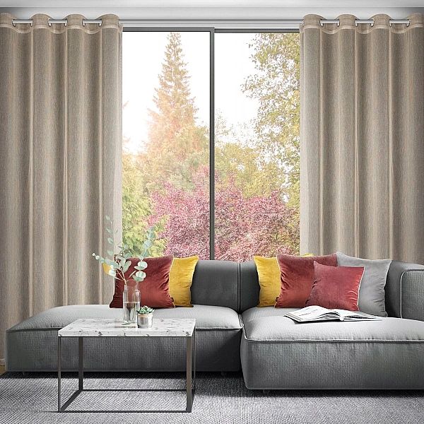 Zasłona 140x250 Dekoracyjna Przelotki Adela Beż