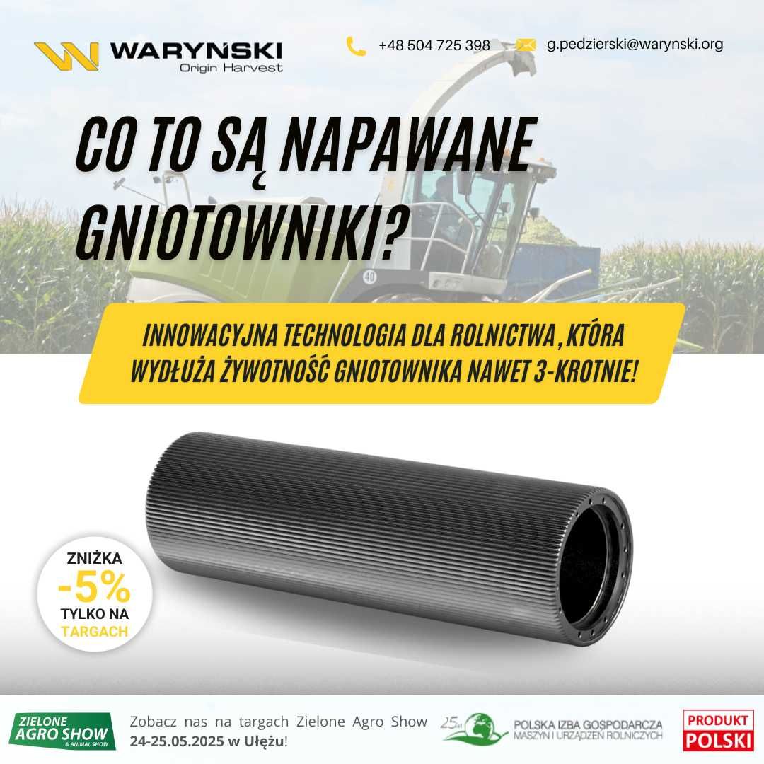 Oryginalne walce do CLAAS JAGUAR – Prosto od producenta Waryński!