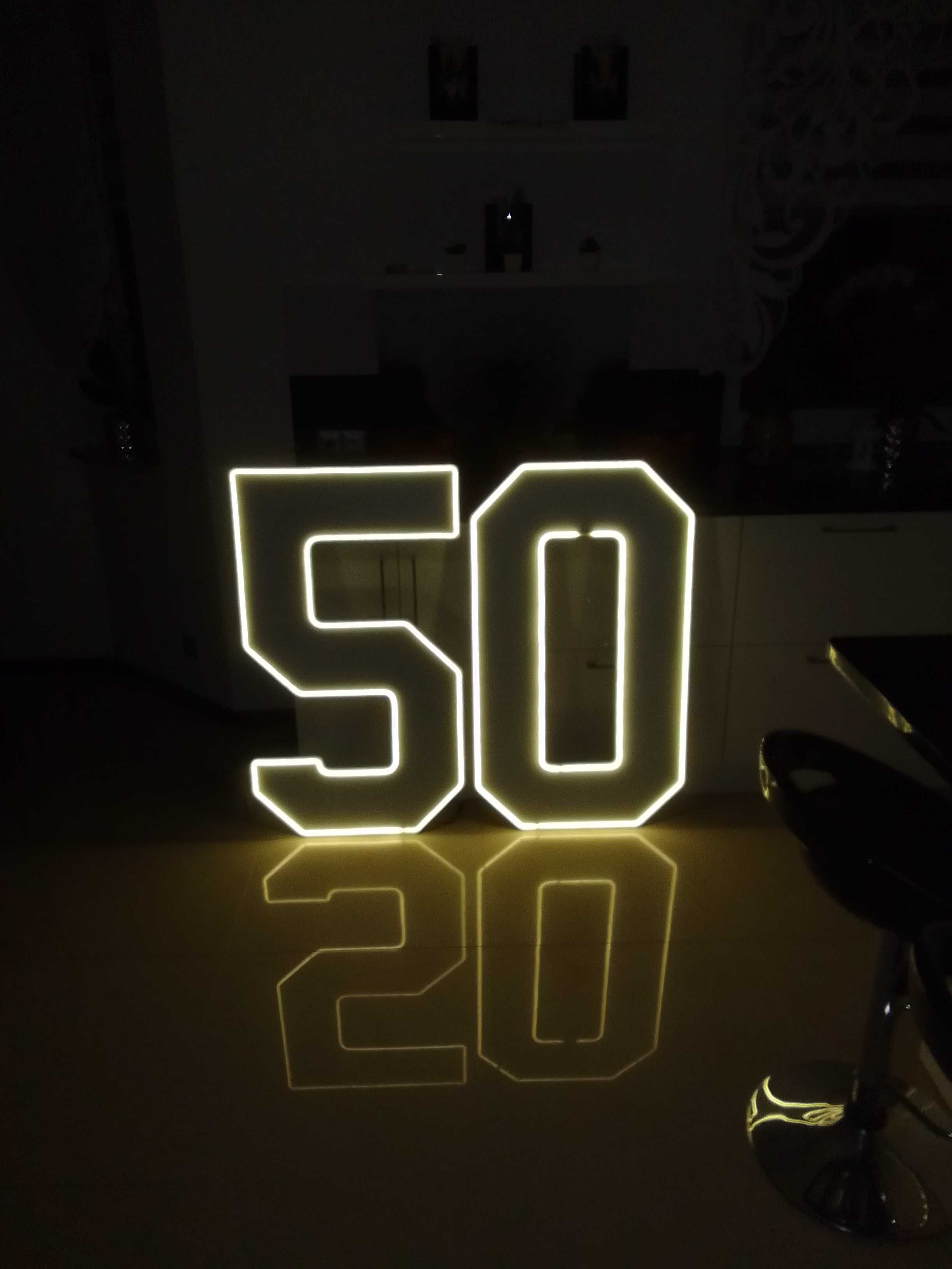 Cyfry LED neon flex