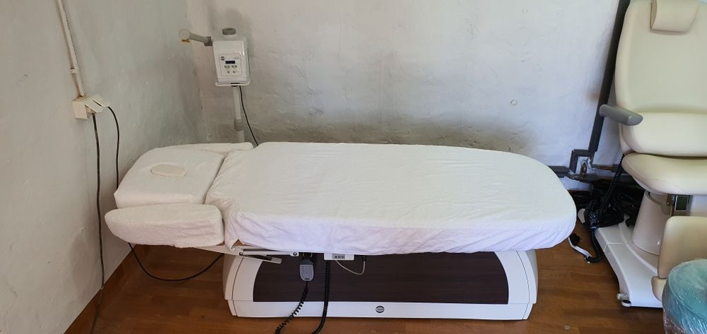 Łóżko kosmetyczne,fotel kosmetyczny,wellness Ionto comed,gharieni,lemi