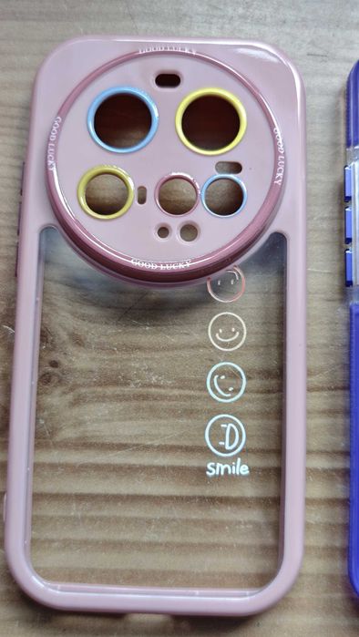 Xiaomi 15 ultra etui różowe 3 sztuki zestaw nowe obudowa case