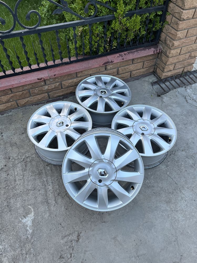 Диски легкосплавні 4x100 r16 renault megan2, logan, scenik original